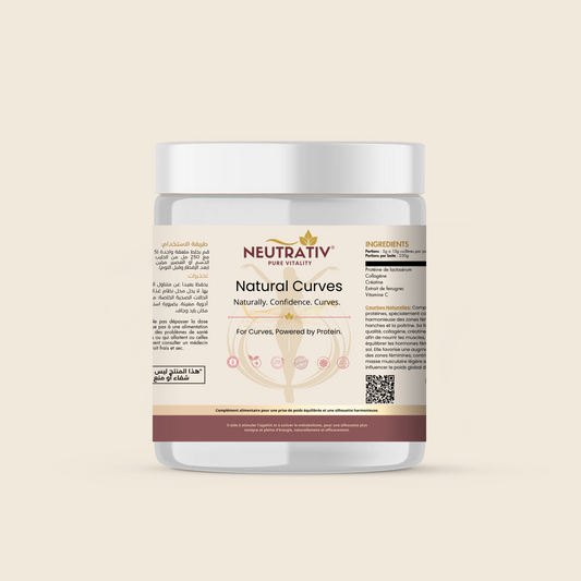NEUTRATIV® Courbes Naturelles | Protéines pour Fesses, Hanches & Poitrine